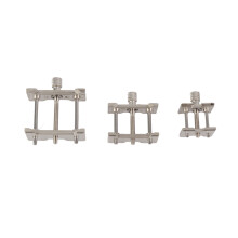 3pcs Metal Watch Movement Holders Set, Sizes 45x45mm, 37x37mm, 25x25mm