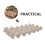30Pcs Paper Pulp Egg Cartons White Stackable Egg Crate for Fresh Eggs 4