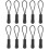200Pcs Black Nylon Zipper Puller Tabs for Jackets Bags Boots Backpacks 7