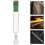 5 Tubes Humidificateurs En Verre Vert Pour Cigare 5