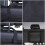 Black Oxford Cloth Car Seat Storage Bag Durable Organizer 3