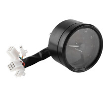 Motorcycle LED Backlight Digital Tachometer Speedometer 12000RPM, Black