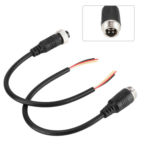 4-Kern Signalkabel 20cm Stecker-Buchse 2