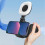 Τηλέφωνο Bluetooth Handheld Sefile Stick Handle Stabilizer Vlog Selfie Fill Light Αξεσουάρ φωτογραφίας Μαύρο μ 2