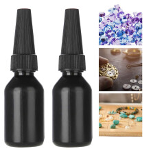 UV Liquid Glue for Jewelry & Watch Repair, 9ml, Black Dual Pack