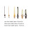 2035 Movement Watch Hands 100Pcs Night Light Precise Fit Easy to Install 6