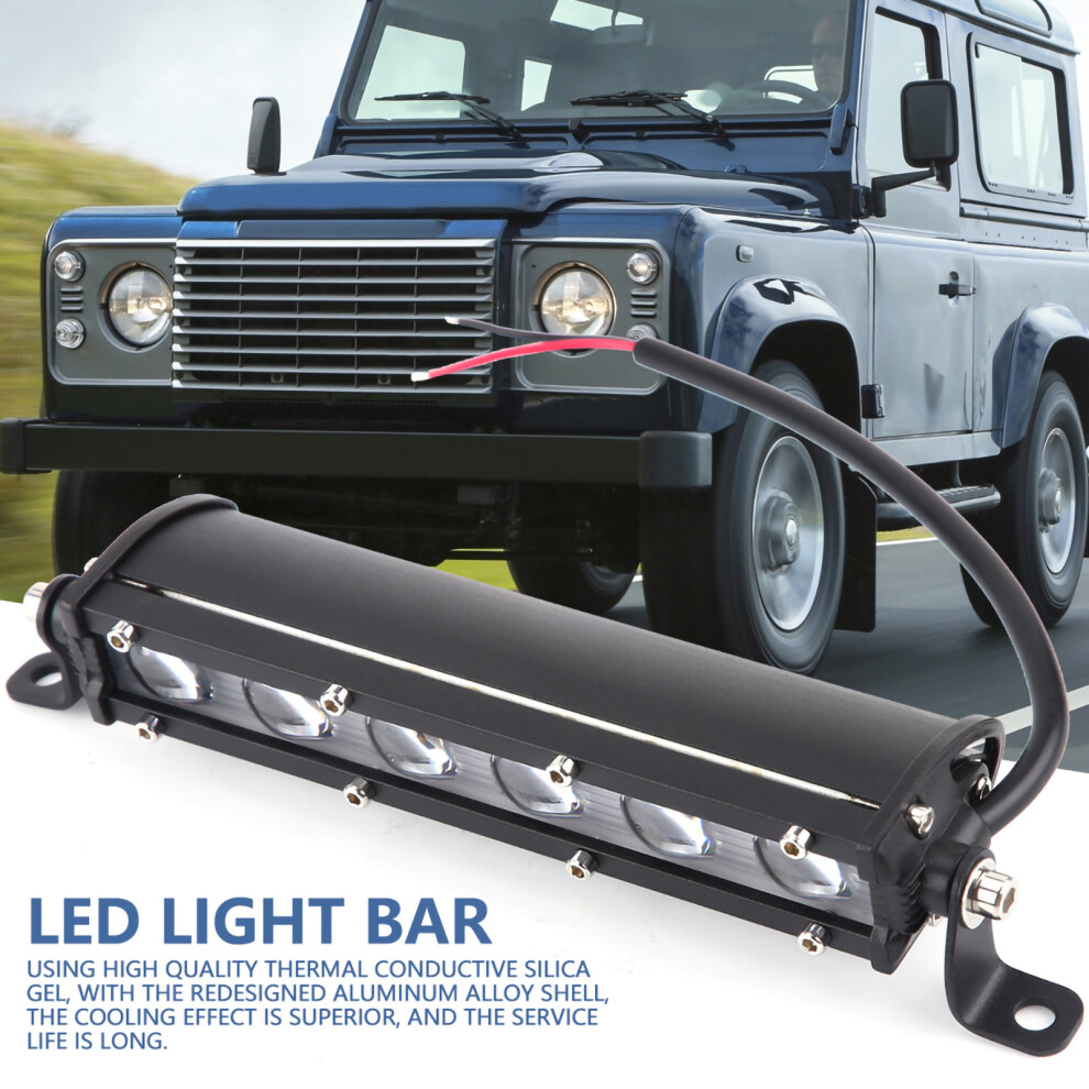 8" 60W Car Led Bar Offroad Fog Lamp Ip67 Fits Suv Atv Motorcycle Light 9351393237599