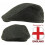 (Charcoal Check) Royal Stallion Wool One Size Flat Cap 2