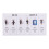 Car Door Panel Trim Clips 100Pcs Bumper Fasteners Retainers Durable Plastic 10
