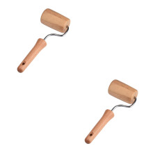 2Pièces Rouleaux En Bois Kaki Pour Peinture Strass Travail De Pâte