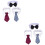 Verstellbare Haustier Fliege Baumwolle Necktie Bunt 5