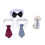 Verstellbare Haustier Fliege Baumwolle Necktie Bunt 11