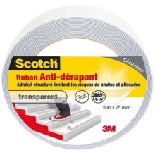 SCOTCH - Adhesive tape - Anti-slip - 25 mm x 5 m - Translucent