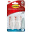3M Adhesive Hooks - 3M - Medium - Plastic - White - Pack of 2 hooks and 4 strips 1