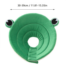 Adjustable Green Sponge Pet Collar XL for Dogs & Cats - Wound & Lick Protection