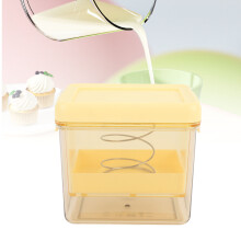 Greek Yogurt Strainer PS HIPS Stainless Steel 14.5x10.5x13.5cm Yellow