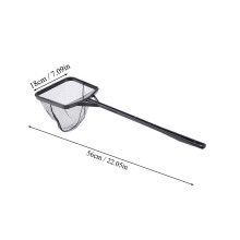 Large Lightweight Nylon Fish Net for Aquarium, 56cm Black