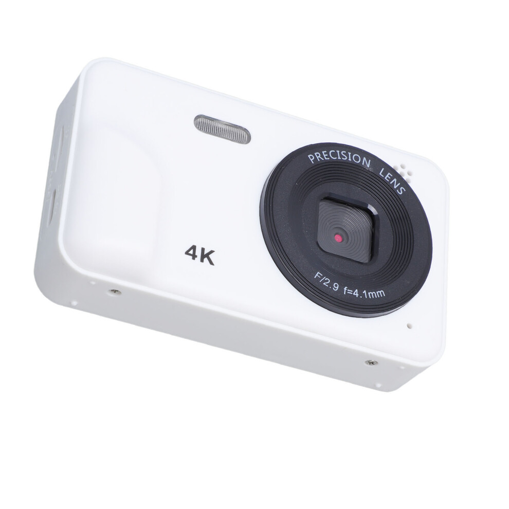 48Mp 1080P Digital Camera 2.0" Ips Screen 5X Zoom Portable White 6941393167816
