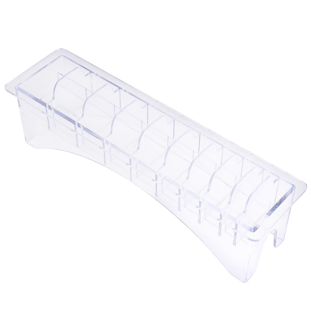 Limit Comb Storage Box for Hair Clippers, 8/10 Slots, Plastic