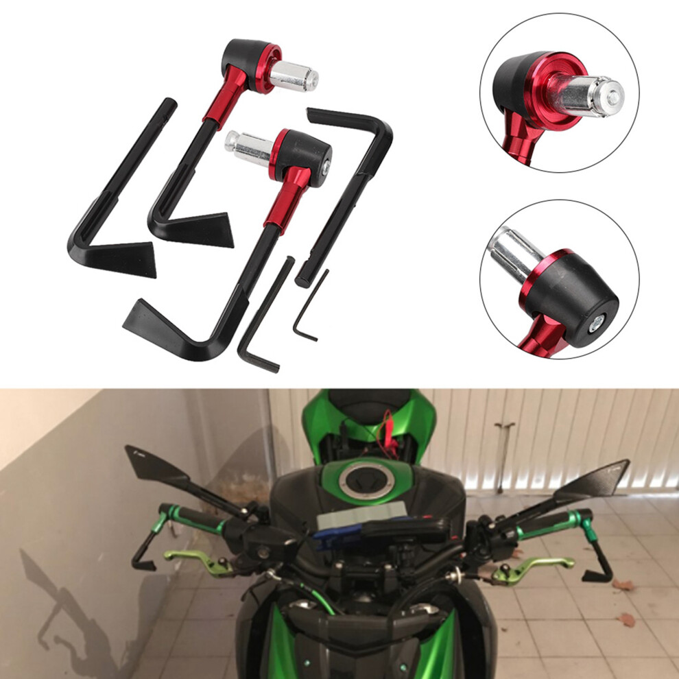 Motorbike Guard Protector, Aluminium Alloy Red 7293282747357