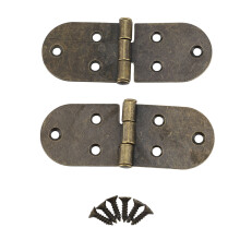 Heavy Duty Bronze 180 Folding Flip Top Hinge for Furniture 84x30mm