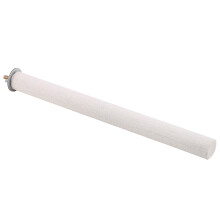 White Parrot Standing Perch & Grinding Tool for Cage 2.5x35cm Bird Toy