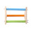 Natural Wooden Bird Perch Triangular/ Semi-Circular Stand for Small Birds 1