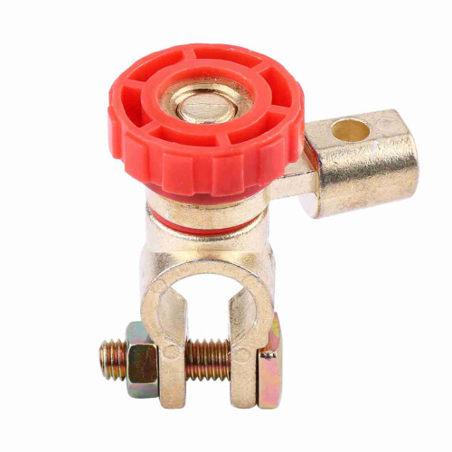 Universal Car Battery Isolator Switch 12V 125A Red & Black Durable Alloy 2