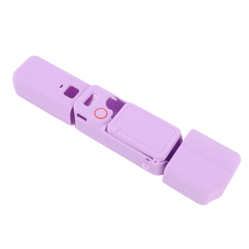 Silicone Protective Case For Pocket 3, Scratch-Resistant, Violet 7641393169429