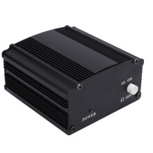 48V Phantom Power Supply for Condenser Microphones, Aluminum Alloy Durable Box