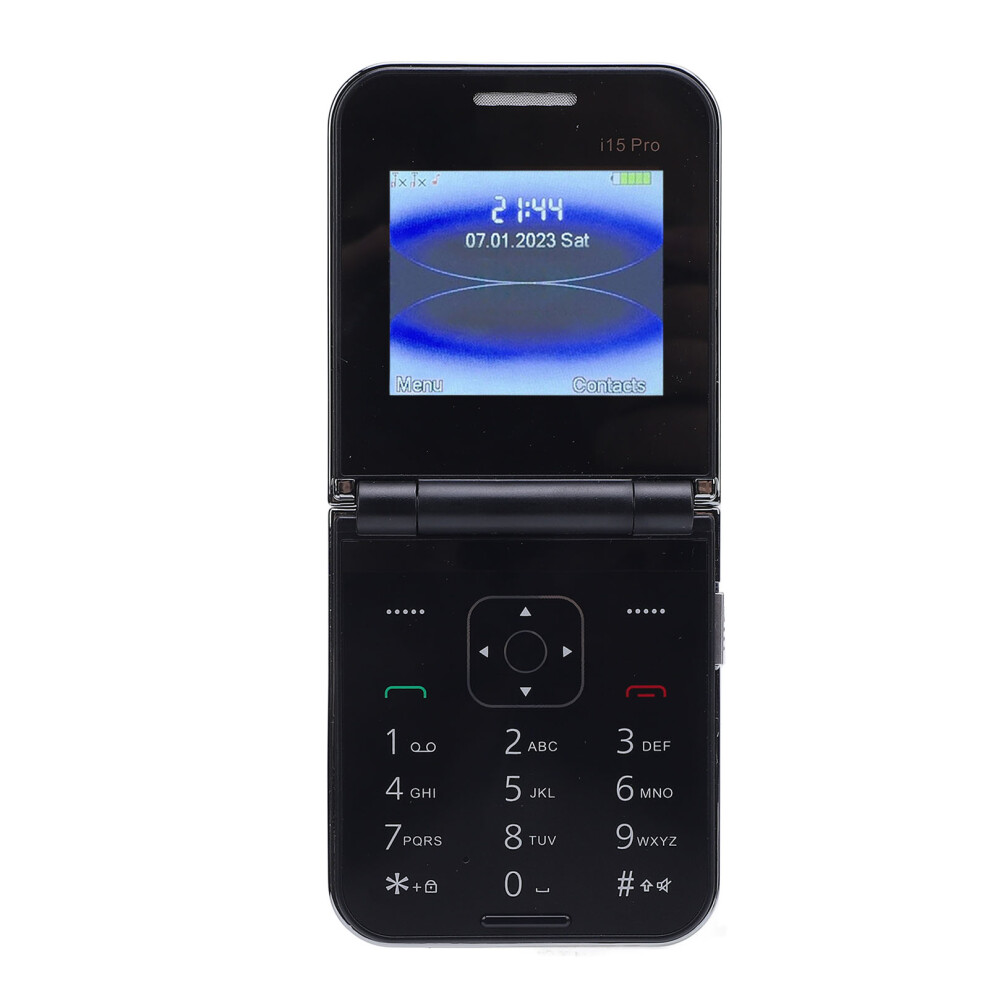 Unlocked Senior Flip Phone 2.4" Large Buttons Dual Sim White 7891393170363