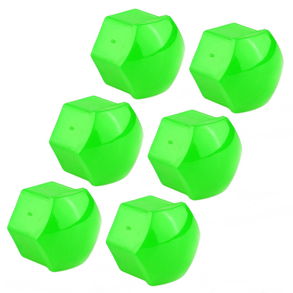 21Pcs 17Mm Car Wheel Nut Cover Anti Theft Hub Screw Protector Green 4681393170417