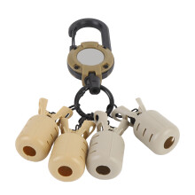 Fishing Lure Protective Caps ABS Jig Hook Cover with Retractable Buckle Khaki
