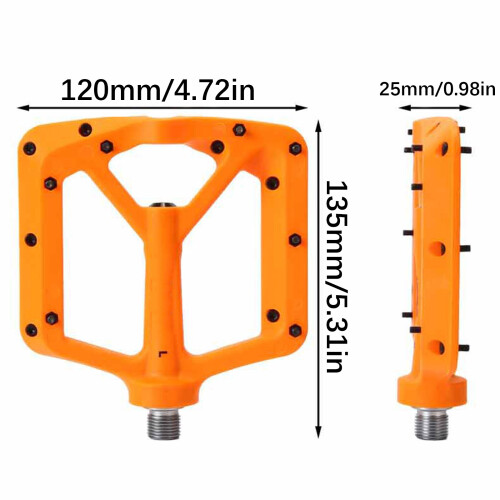 Seal Bearings Bicycles Platform Pedals Replacement Nylon-A 2