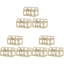 9Pcs Fashionable Golden Wedding Card Boxes for Bridal Shower and Party