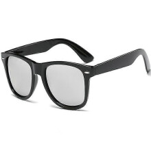 KINZON Lunettes de Soleil Polarises pour Homme Femme Classique Lunettes de Conduite Anti-UV Lunettes de Soleil Design Rtro des Annes 80 Feui