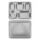 Plateau Repas 304 5 Sections Couvercle Pour Bureau 6