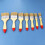 10pcs Flat Paint Brushes For Walls Bristle Wood Handle Wall Art 4