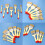 10pcs Flat Paint Brushes For Walls Bristle Wood Handle Wall Art 7