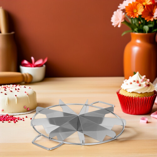 Multifunctional Stainless Steel Cake Dividing and Slicing Tool 2