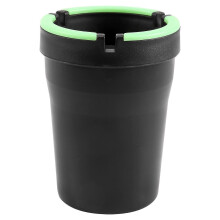 Stub Out Glow in the Dark Becher-Stil selbstlöschender Zigarettenaschenbecher – Schwarz