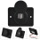 Dual USB Car Socket 3.1A Black 12V 24V 13