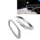 Gloss Chrome Exhaust Trim for Mercedes 19