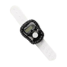 Rhinestone Electronic Counter Ring tragbares, leichtes manuelles Zähler-LCD-Digitaldisplay Rücksetzbares Mini-Handzähler
