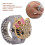 Fingerringuhr Pink mit Klappdeckel 1
