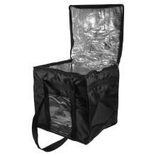 1Reusable Insulated Food Bag Zwart En Makkelijk Schoon Te Maken