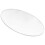 Transparent 3mm thick Mirror Acrylic round Disc Diameter:85mm 2