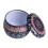 Tinplate Storage Box E 7.5cm Diameter for Tea Coffee Candy Jewelry 9