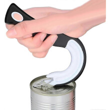 Ring Pull Can Opener | Tin Openers for Weak Hands | Easy-Open Ring-Pull Can Opener Aid | Ergonomic J-Shape Can Jar Openers Kitchen Gadgets for Home Re