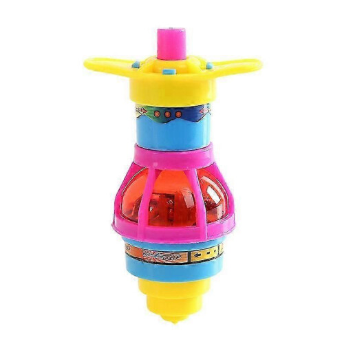 Led Light Up Αναβοσβήνουν Ufo Spinning Tops (4τμχ)